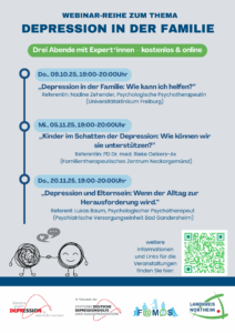 Plakat der Webinar-Reihe